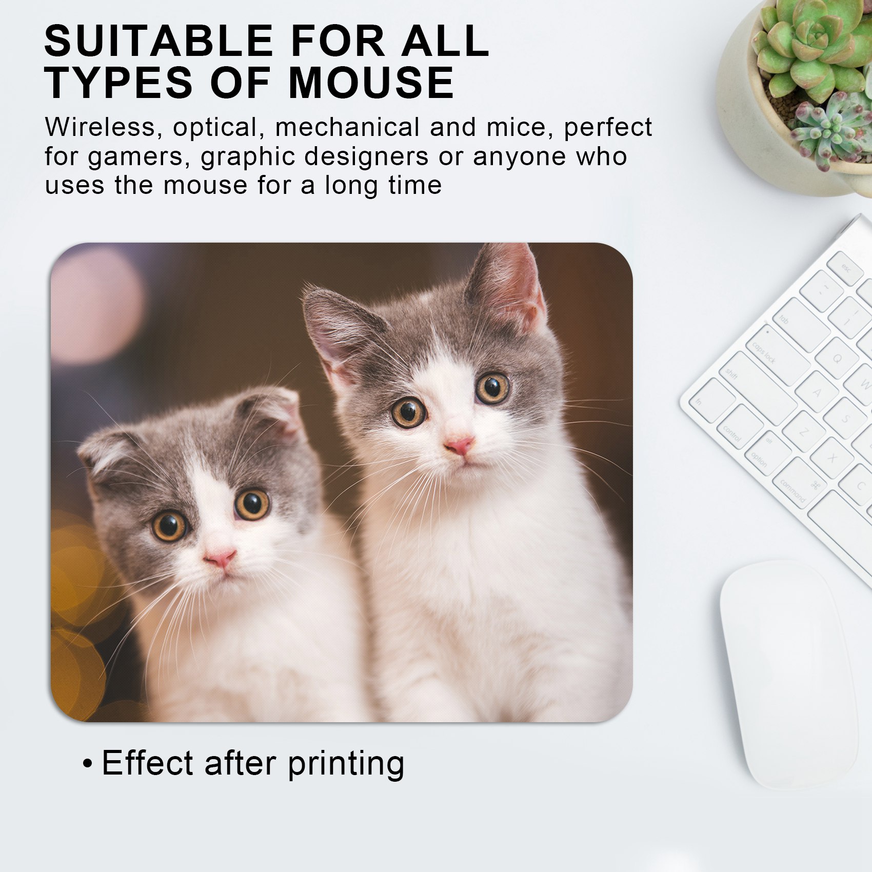 Mouse Pad Blank Sublimation - Tappetino per mouse classico da 10