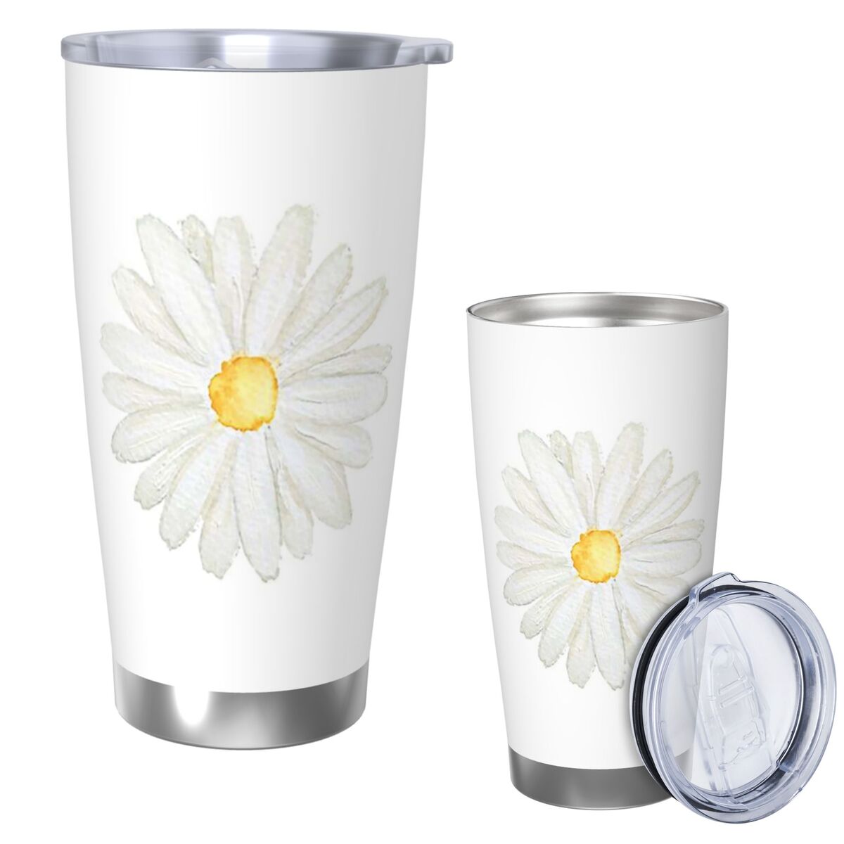 Bicchiere in acciaio inossidab - Tumbler 20Oz White recensione e prezzo